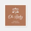 Search for paper napkins Girl baby shower