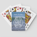 Search for beach quotes playing cards Ocean