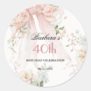 Search for turning 40 stickers For her