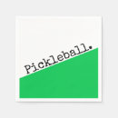 Search for pickleball napkins Green