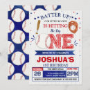 Search for all star birthday invitations Batter up