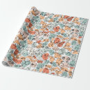 Search for boho christmas wrapping paper Vintage