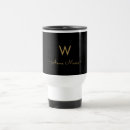 Search for gold monogram travel mugs Black