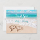 Search for beach sand thank you cards Ocean