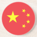 Recherche de chinois dessous de verres Drapeau de la chine
