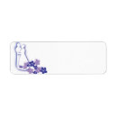 Search for silhouette wedding return address labels Elegant
