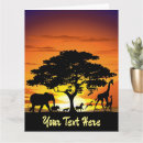 Search for african sunset cards Wildlife