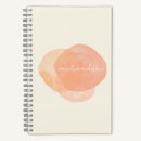 Search for peach notebooks Watercolor