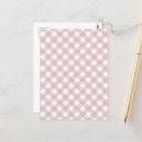 Search for gingham postcards Pink