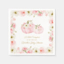 Search for little pumpkin napkins Girl baby shower