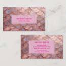 Search for mermaid scales business cards Pearl