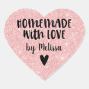 Search for heart glitter stickers Script