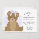 Recherche de ours pourpre Baby shower fille