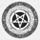 Recherche de pentacle autocollants Pentagramme