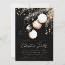 Recherche de noir et blanc noël invitations Minimaliste moderne