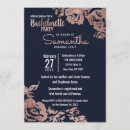 Search for rose gold bachelorette party invitations Floral