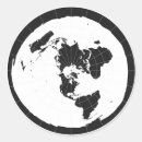 Recherche de terre plate autocollants Monde