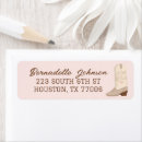 Search for cowboys return address labels For her