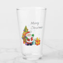 Recherche de santa claus beer glasses Xmas