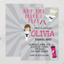 Search for karate invitations Girl