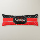Recherche de rouge noir coussins Girly