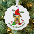 Search for airedale terrier christmas cards Cute