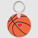 Search for love basketball keychains Team