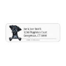 Search for black lab return address labels Dogs