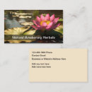 Search for herbal business cards Nature