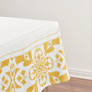Search for elegant tablecloths Yellow