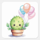 Search for funny cactus stickers Watercolor