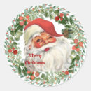Search for santa claus envelope seals Merry christmas