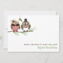 Search for owl christmas cards Evergreen