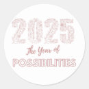 Search for new year design stickers 2025