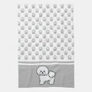 Search for bichon frise tea towels Animal