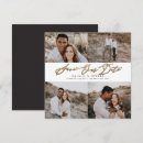 Search for multi photo save the dates Black and white