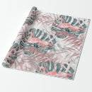 Recherche de flamingo papier cadeau Vert