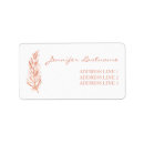 Search for quill return address labels Pink