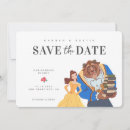 Search for beauty and beast the save the dates Enchanted rose