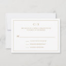 Search for gold rsvp cards Chic