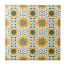 Recherche de fleurs carreaux Vert