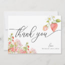 Search for summer thank you cards Strawberry