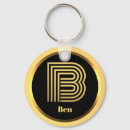 Search for b keychains Monogrammed