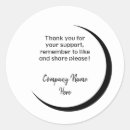 Search for classic round glossy stickers Minimalist