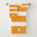 Search for orange and white bath towels Stripes