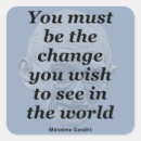 Search for be the change stickers Inspirational quote