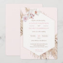 Search for bride wedding invitations Pampas grass