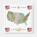Recherche de carte etats unis magnets Usa