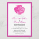 Recherche de coquillages invitations Rose