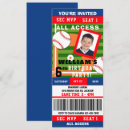 Search for baseball ticket birthday invitations Batter up